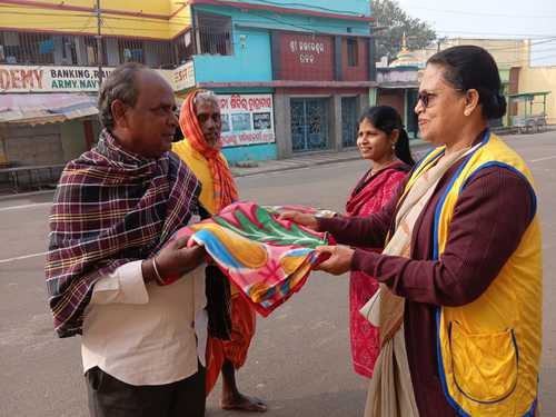 Blanket Distribution by LC Br Silk